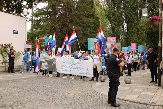 Hod za život, obitelj i Hrvatsku u Varaždinu